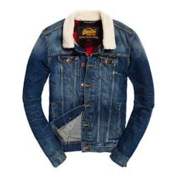 Superdry white best sale denim jacket